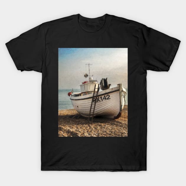 Fishing Boat and a Ladder T-Shirt by IanWL